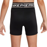 Nike Pro 3 Inch Sportbroekje Meisjes Zwart Wit