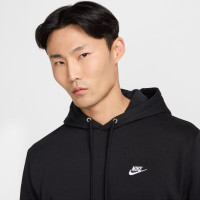 Nike Sportswear Club Fleece Jogging Suit Hooded Black White