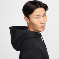 Nike Sportswear Club Fleece Jogging Suit Hooded Black White