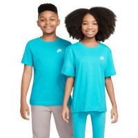 Nike Sportswear T-Shirt Kids Turquoise White