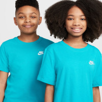 Nike Sportswear T-Shirt Kids Turquoise White