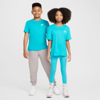 Nike Sportswear T-Shirt Kids Turquoise Wit