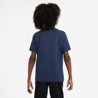 Nike Sportswear T-Shirt Kids Donkerblauw Wit