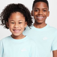 Nike Club Sportswear Zomerset Kids Lichtblauw Wit