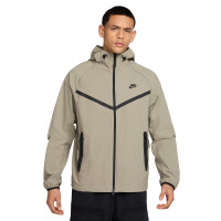 Nike Tech Sportswear Windrunner Full-Zip Woven Tracksuit Light Brown Grey Green Black