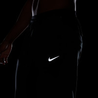 Nike Stride Trainingsbroek Woven Zwart Zilver