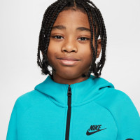 Nike Tech Fleece Sportswear Trainingspak Kids Turquoise Zwart