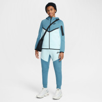 Nike Tech Fleece Sportswear Sweat Pants Kids Turquoise Light Blue Black