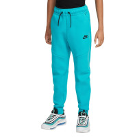 Nike Tech Fleece Sportswear Trainingspak Kids Turquoise Zwart