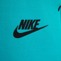 Nike Tech Fleece Sportswear Joggingbroek Kids Turquoise Zwart