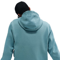Nike Sportswear Fleece Club Hoodie Turquoise Wit