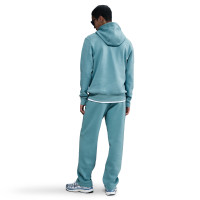 Nike Sportswear Club Fleece Jogging Suit Hooded Turquoise White