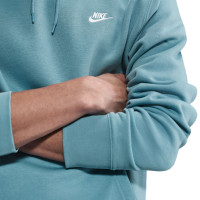 Nike Sportswear Club Fleece Jogging Suit Hooded Turquoise White