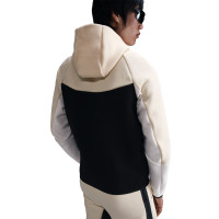 Nike Tech Fleece Sportswear Vest Beige Black Off White