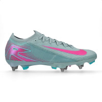 Nike Zoom Mercurial Vapor Elite 16 IJzeren-Nop Voetbalschoenen (SG) Pro Player Lichtblauw Felroze