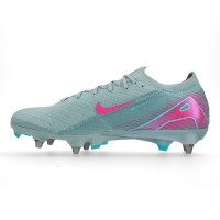 Nike Zoom Mercurial Vapor Elite 16 Iron Stud Football Boots (SG) Pro Player Light Blue Hot Pink