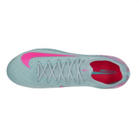 Nike Zoom Mercurial Vapor Elite 16 Iron Stud Football Boots (SG) Pro Player Light Blue Hot Pink