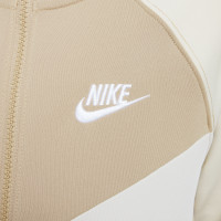 Nike Sportswear Trainingspak Poly Full-Zip Hooded Kids Beige Gebroken Wit