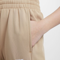 Nike Sportswear Trainingspak Poly Full-Zip Hooded Kids Beige Gebroken Wit