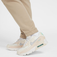 Nike Sportswear Trainingspak Poly Full-Zip Hooded Kids Beige Gebroken Wit