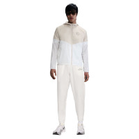 Nike Sportswear Air Trainingspak Full-Zip Woven Wit Beige Goud