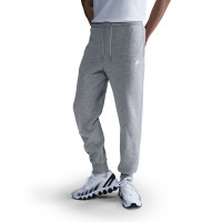 Nike Sportswear Club Fleece Jogging Suit Hooded Grey White