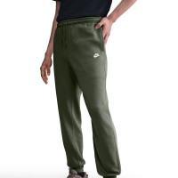 Nike Fleece Club Sportswear Joggingbroek Olijfgroen Wit