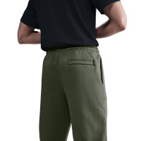Nike Fleece Club Sportswear Joggingbroek Olijfgroen Wit