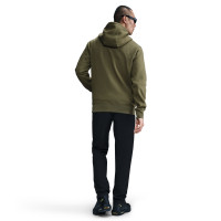 Nike Sportswear Club Fleece Joggingpak Hooded Olijfgroen Wit