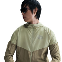 Nike Sportswear Air Tracksuit Full-Zip Woven Olive Green Neon Yellow