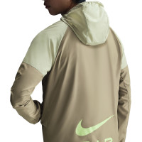 Nike Sportswear Air Tracksuit Full-Zip Woven Olive Green Neon Yellow