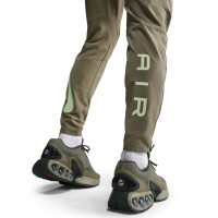 Nike Sportswear Air Tracksuit Full-Zip Woven Olive Green Neon Yellow