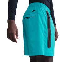 Nike Tech Broekje Sportswear Woven Turquoise Zwart