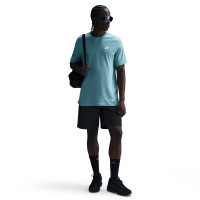 Nike Club Sportswear T-Shirt Lichtblauw Wit