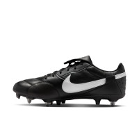 Nike Premier III IJzeren-Nop Voetbalschoenen (SG) Anti-Clog Zwart Wit