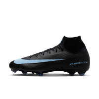 Nike Zoom Mercurial Superfly 10 Pro Gras Voetbalschoenen (FG) Zwart Lichtblauw