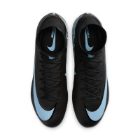 Nike Zoom Mercurial Superfly 10 Pro Gras Voetbalschoenen (FG) Zwart Lichtblauw