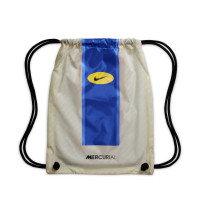 Nike Phantom 6 Elite High Gras Football Boots (FG) White Blue Yellow