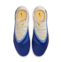 Nike Phantom 6 Elite Low Gras Football Boots (FG) White Blue Yellow