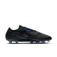 Nike Phantom 6 Low Elite Artificial Grass Football Boots (AG) Black Light Blue