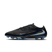 Nike Phantom 6 Low Elite Artificial Grass Football Boots (AG) Black Light Blue