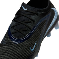 Nike Phantom 6 Low Elite Artificial Grass Football Boots (AG) Black Light Blue