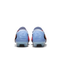 Nike Phantom 6 Elite Low Gras Football Boots (FG) Light Blue Bright Red Black
