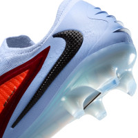 Nike Phantom 6 Elite Low Gras Football Boots (FG) Light Blue Bright Red Black