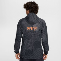 Nike Nederland OranjeLeeuwinnen Anthem Jack 2025-2027 Heren Zwart Oranje