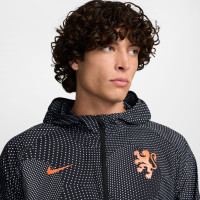 Nike Nederland OranjeLeeuwinnen Anthem Jack 2025-2027 Heren Zwart Oranje