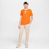 Nike Netherlands Orange Lioness Logo T-Shirt 2025-2027 Kids Orange