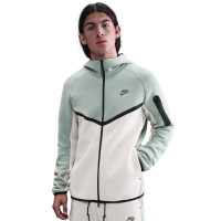 Nike Sportswear Tech Fleece Full-Zip Tracksuit Grey Green Beige Purple