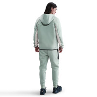 Nike Sportswear Tech Fleece Full-Zip Tracksuit Grey Green Beige Purple