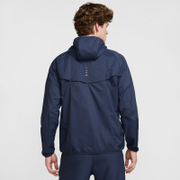 Nike Stride Repel Full-Zip Trainingspak Woven Donkerblauw Zilver